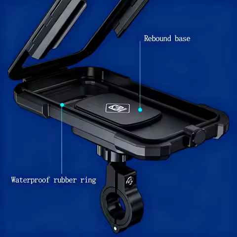 Motorcycle Wireless Charger Holder QC 3.0 Fast Charging Motorbike Phone Waterproof Cellphone Bicycle Stand For iPhone Samsung