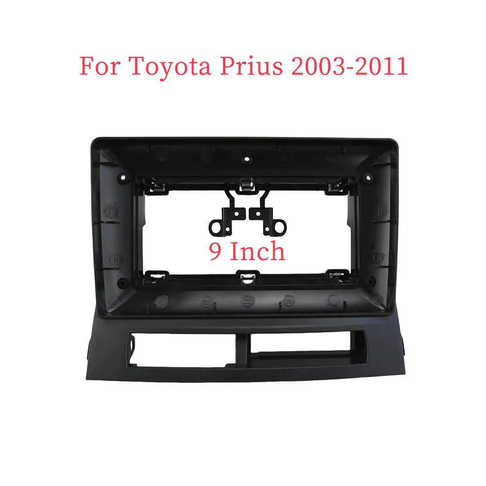 

9 Inch Car Fascia Radio Panel for Toyota Prius 2003-2011 Dash Kit Install Facia Console Bezel Adapter Plate