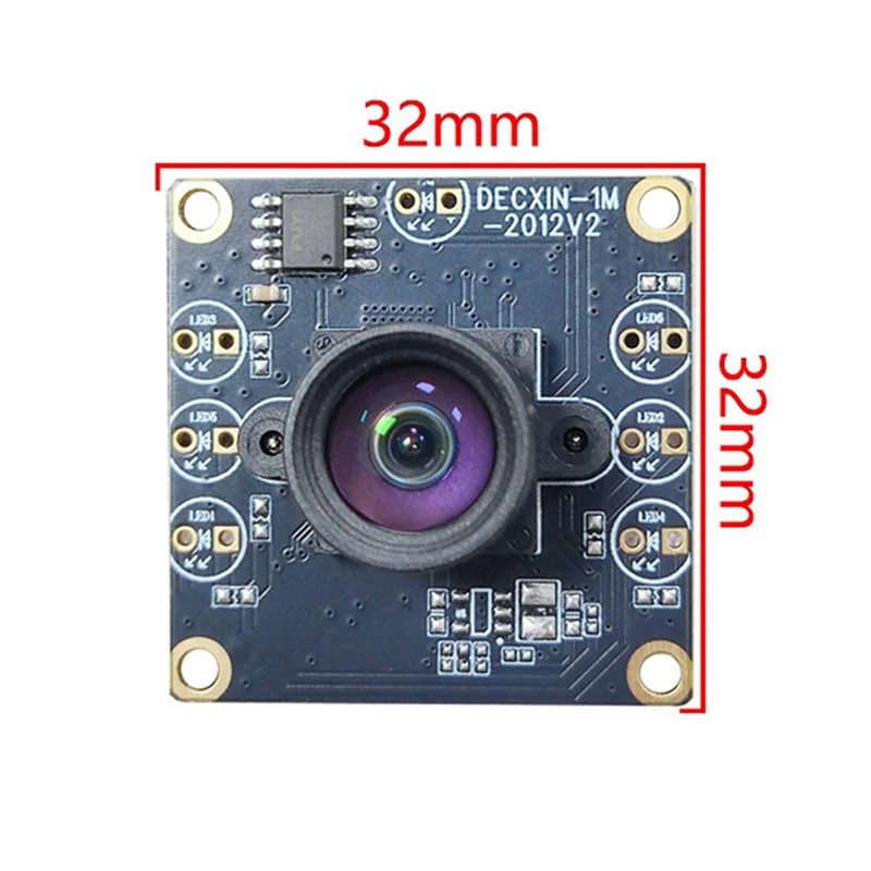 100 Degree Camera Module 1MP OV9732 1280X720 USB Free Driver Manual Focus With2 Meter Cable Forwinxp/7/8/10 2Pcs