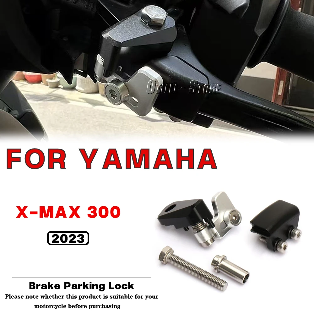 ชุดสวิตช์เบรกจอดรถ CNC อุปกรณ์เสริมในการดัดแปลงรถจักรยานยนต์ยามาฮ่า X-MAX 300 X-MAX300 2023