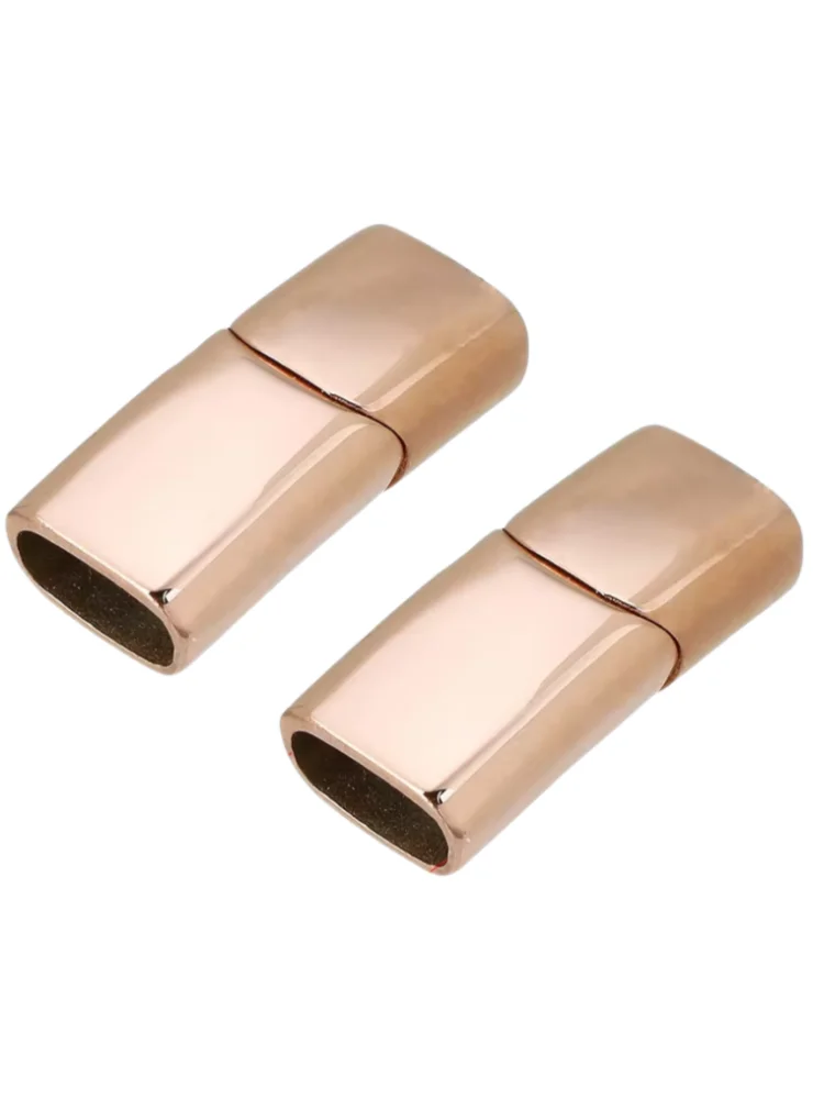 NONE 10Pcs/Lot Edelstahl magnetische Verschlüsse für DIY Leder Armbänder Seil Charms Connector Schnalle Schmuck machen Zubehör 4