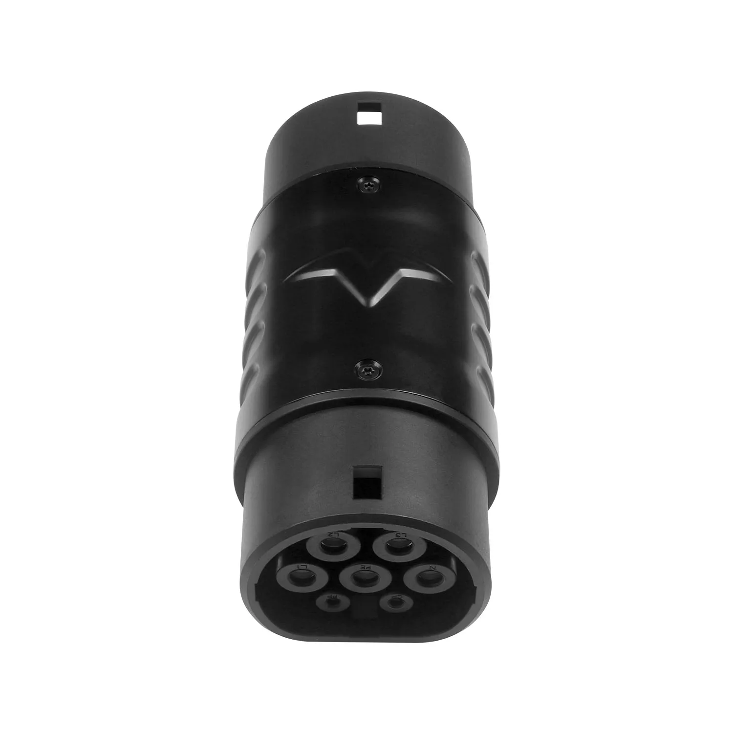 22kW 32A 3 Phase GBT to Type 2 EV Charger Adapter, Electric Vehicle Connector Converter for Chinese GBT Cars to European Type2