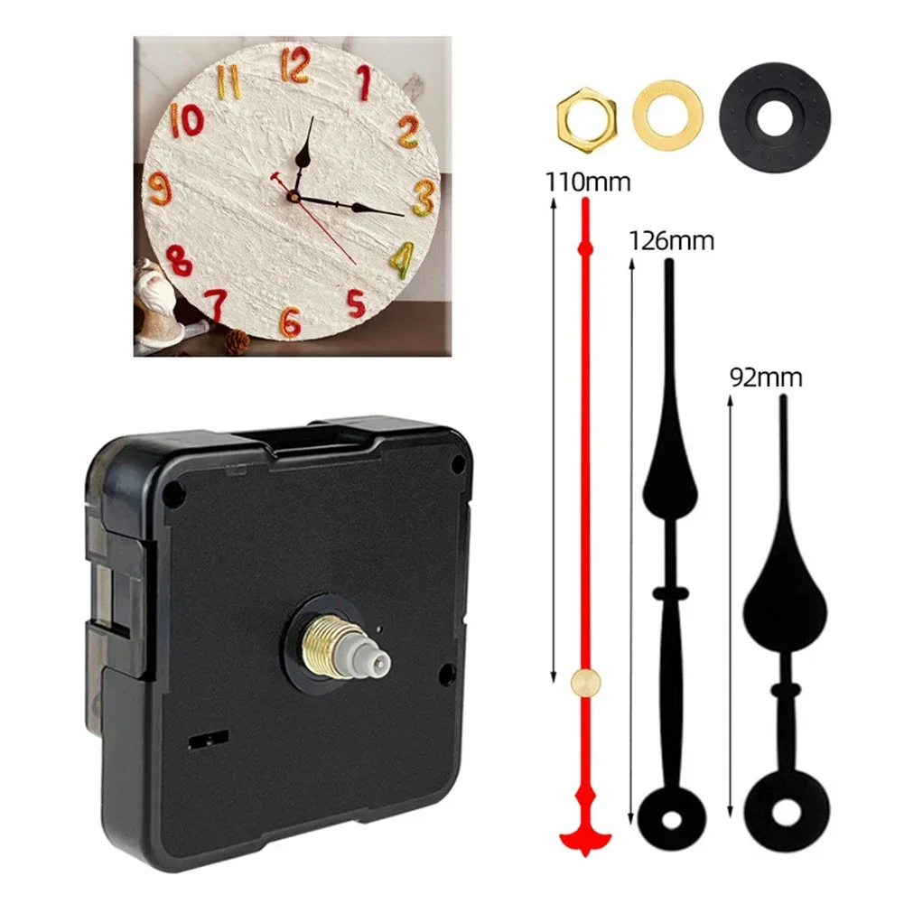 For Creative Projects Accurate Clock Parts DIY Clock Mechanism Creative Projects Runs On AA Battery Silent Operation