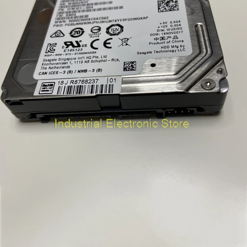 2TB For Seagate 128MB 7200 SATA 2.5 ST2000NX0253 Server Hard Disk