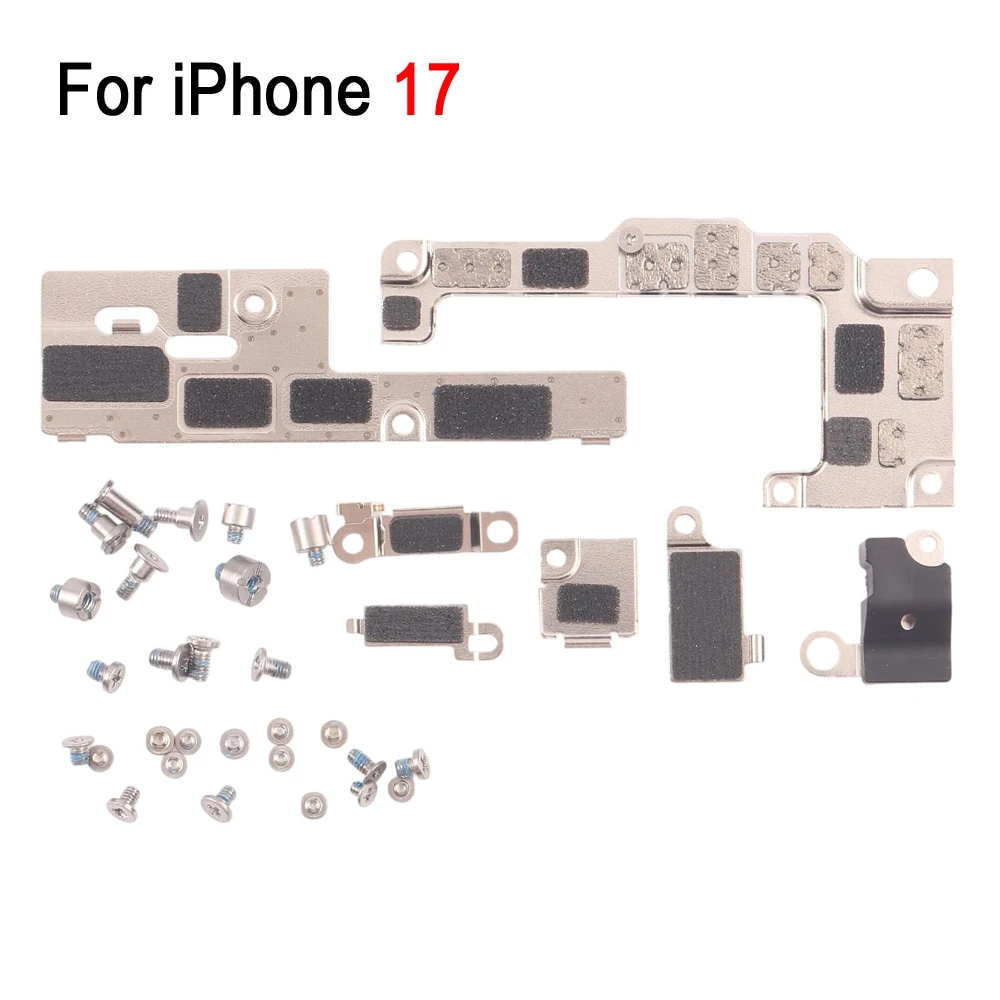 Moederbord ijzeren plaat afdekset met schroeven, vervanging voor iPhone Air, voor iPhone 17, voor iPhone 17 Pro