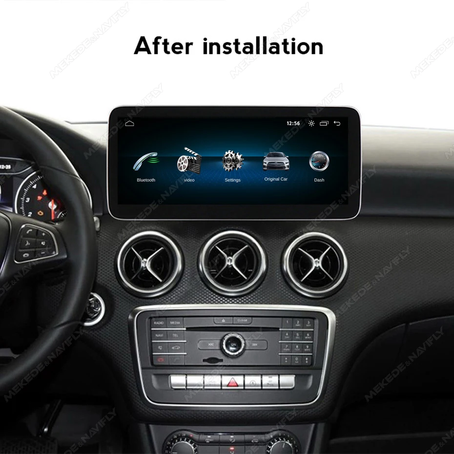 MEKEDE 1920*720 Kabelloses CarPlay Android Auto Autoradio Multimedia Linux 10,25/12,3 Zoll Bildschirm für Mercedes-Benz A GLA CLA GLC KLASSE W176 C117 X156 – Detail 4