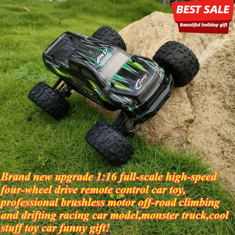 Cool Stuff Toy Car Funny Gift-High-speed 4WD Rc Cars,Kawaii Climbing Off-road Rc Truck,Remote Control Car Model,Toys for Boys