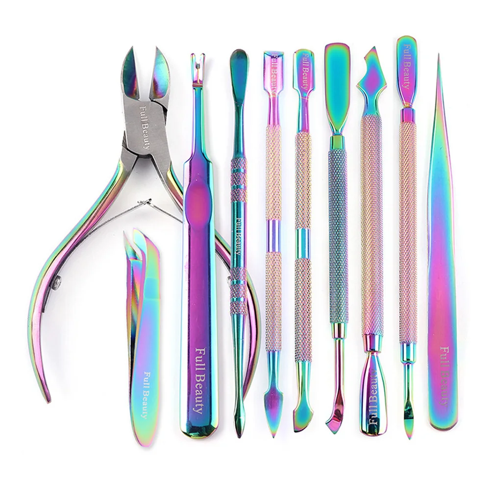 

Portable Electroplated Nail Cuticle Pusher Durable Manicure Tool for Professional and Personal Use Easy to Carry