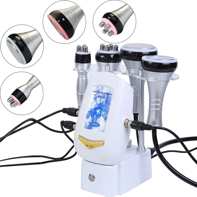 NEW 40K Cavitation Machine 4-1 Ultrasonic RF Body Shaping Lose Weight Multipolar Slimming Facial Skin Tightening Lifting Device