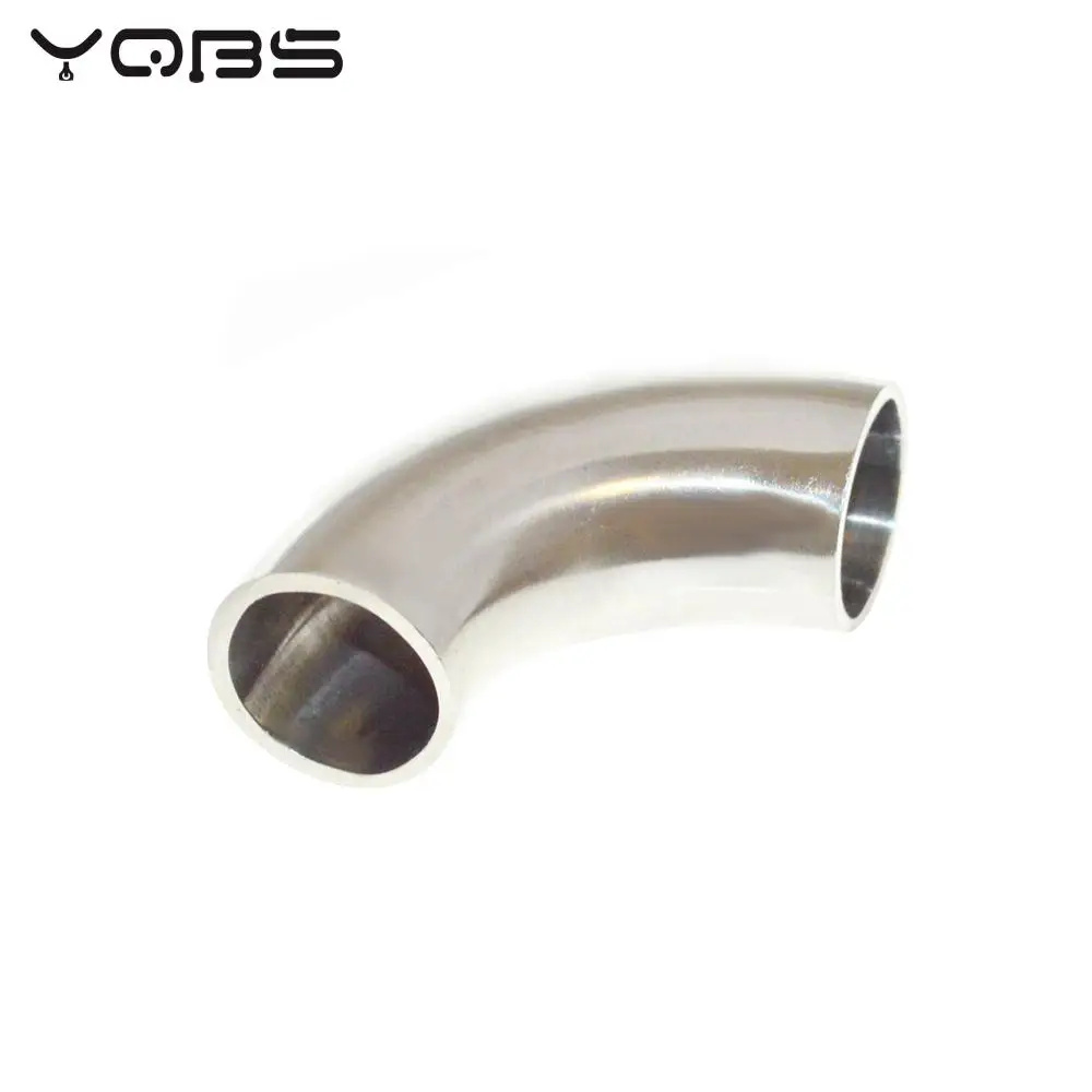 OD Elbow 90 Degree Sanitary Welding Elbow Pipe Connection Fittings polishing  304  Stainless Steel Food grade