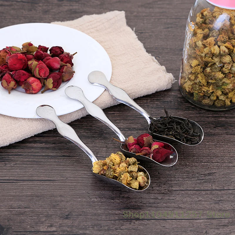 

Extra-Long Handled Stainless Steel Spoon; Vintage Scoop for Kitchen Sugar, Coffee, and Loose Leaf Tea