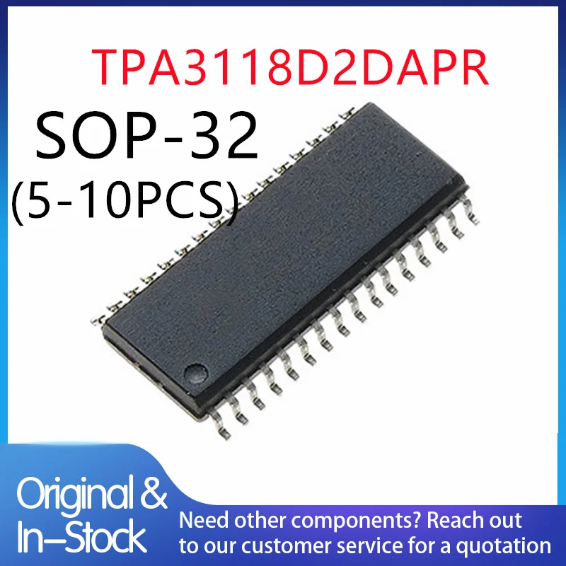 (5-10piece)100% New TPA3118 TPA3118D2DAPR sop-32