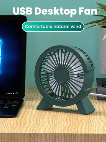 Mini ventilador de mesa recarregável usb portátil pequeno ventilador para dormitório estudante computador verão gadget mesa em casa escritório