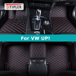 TITIPLER Custom Car Floor Mats For VW UP UP! Auto Carpets Foot Coche Accessorie