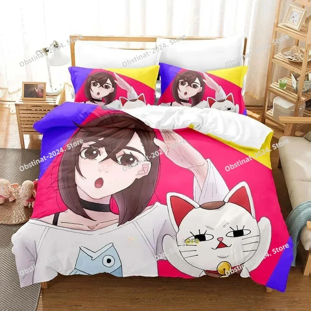 2025 Dandadan Takakura Ken Bedding Set Printed Bed Set With Pillowcase Bed Duvet Cover Soft Single Double Queen Super King Size