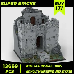 Moc Building Blocks Street View Model Military Castle Technical Bricks DIY Assembly Construction Toys For Child Holiday Gifts