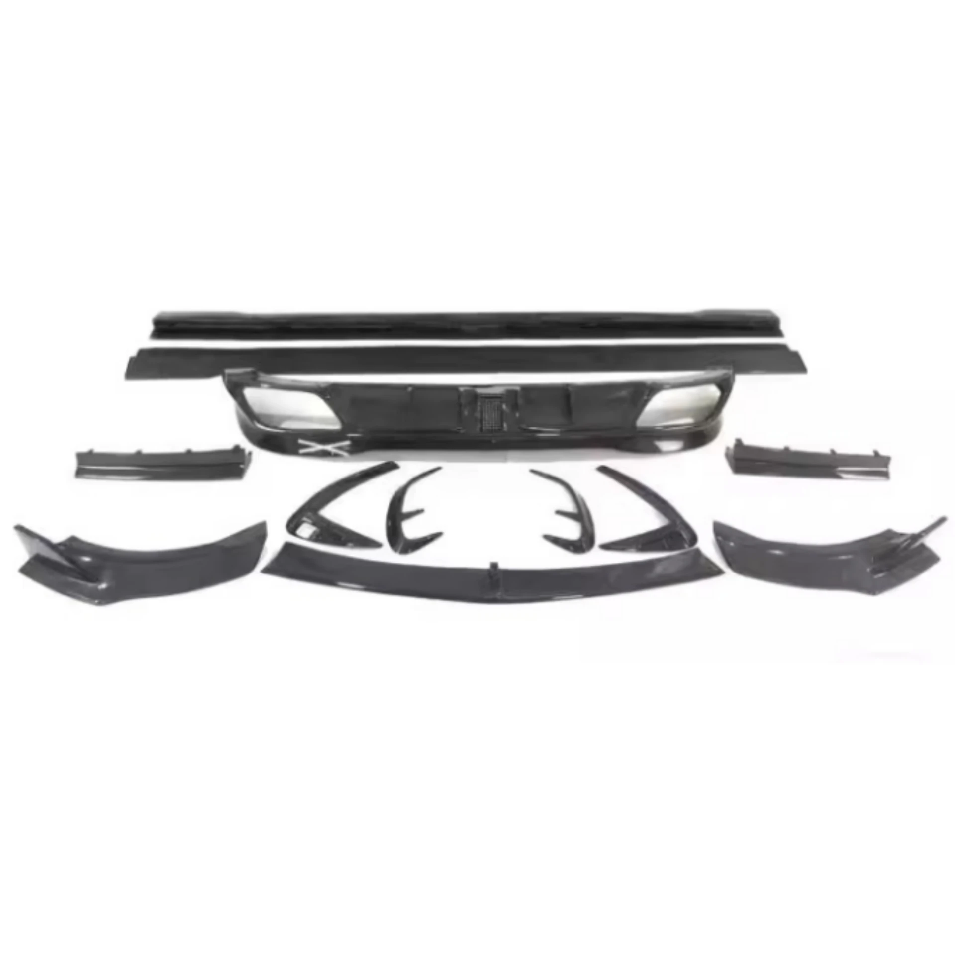 For Mercedes Benz S Class W223 Convert New Style Carbon Fiber Front Rear Lip Side Skirt Spolier Auto Accessories