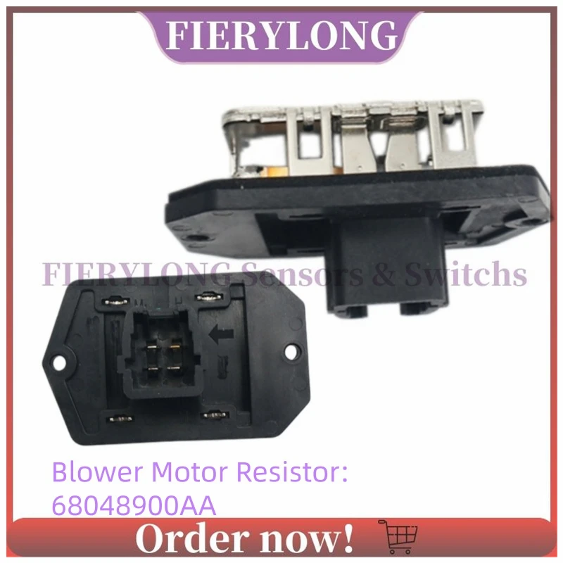 Resistencia del Motor del Ventilador del Calefactor de Aire Acondicionado 68048900AA para Dodge/Ram 1500 2500 3500 Ram 4500 5500, Repuestos para Automóviles
