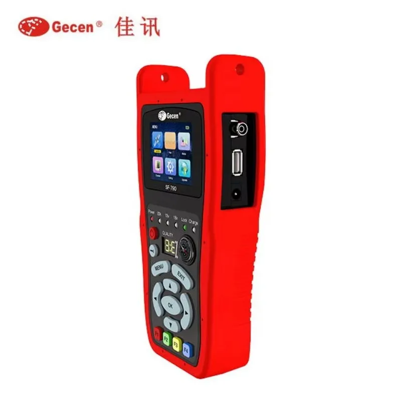 Gecen High Performance Sat FindeR DVB S2 Satellite Receiver Digital Finder Meter Support MPEG4