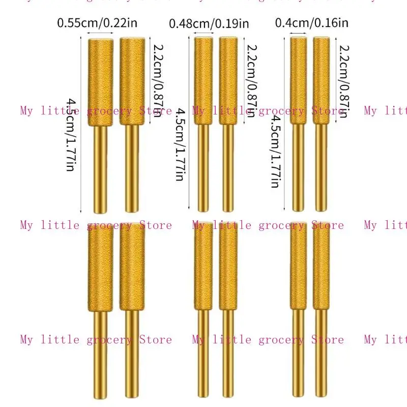 D5BD Precise Chainsaw Chain Sharpening dengan Diamond File Diamond Chainsaw Shipener
