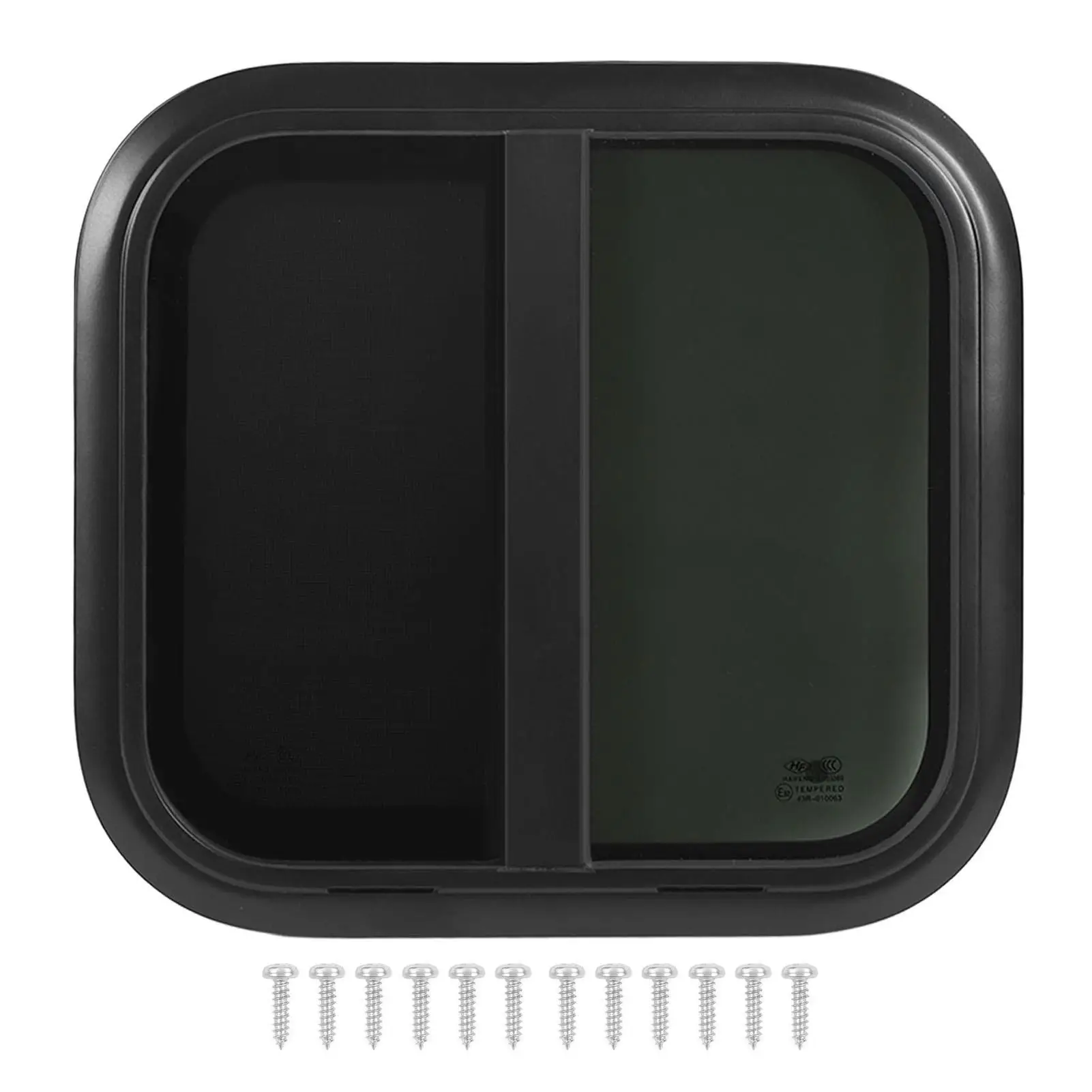 

50 для фургона X4 00 мм с сеткой для насекомых, закругленными углами, черный алюминиевый сплав, двухтактный, устойчивый к ультрафиолетовому излучению для каравана