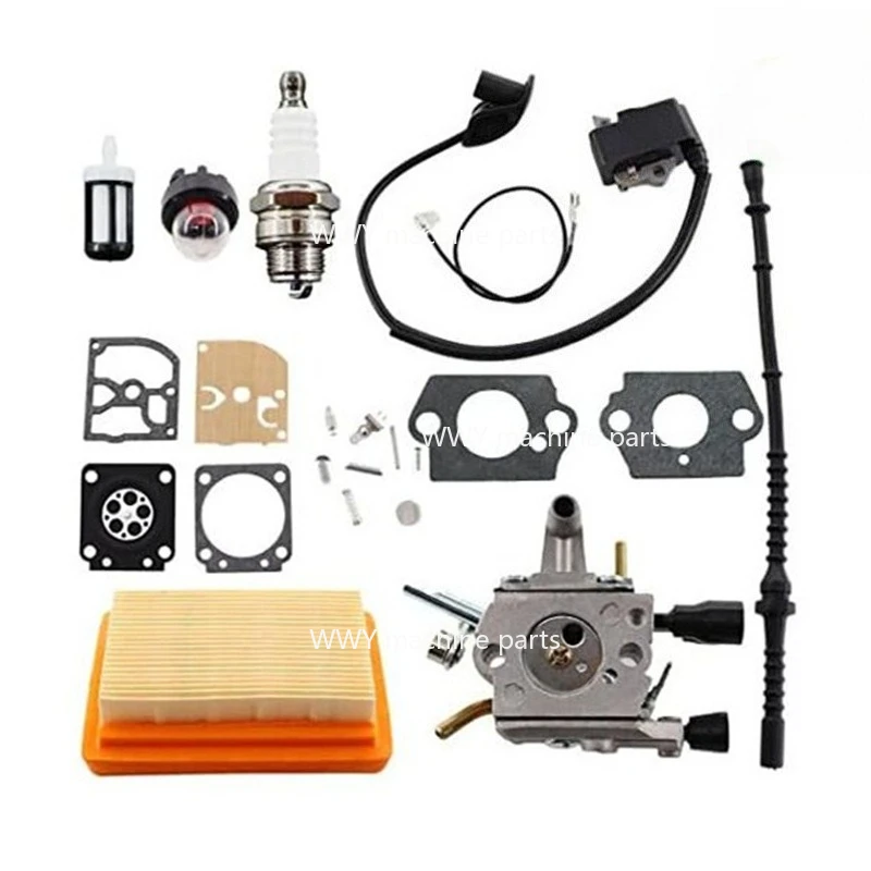 

Suitable for FS120 FS200 250 Carburetor High Pressure Pack Diaphragm Air Filter Oil Suction Ball Fuel Pipe Lawn Mower Parts