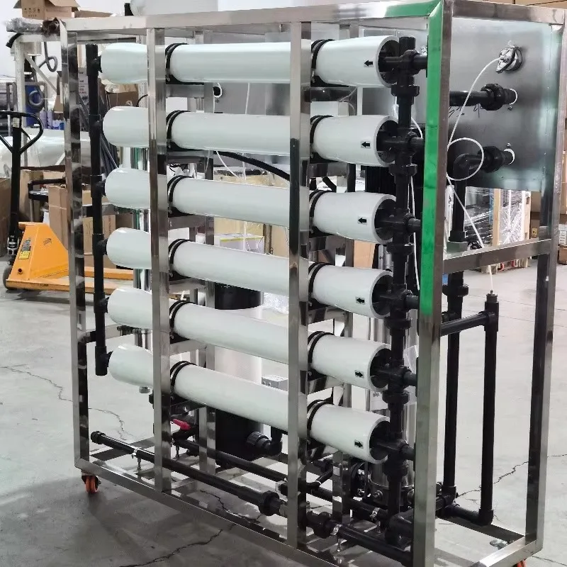 1.5TPH Purified Water Machine 1500L/H RO System Reverse Osmosis Filtration Plant For Bottled Water Production