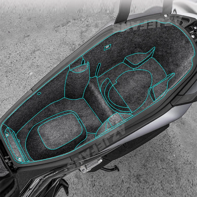 For ZONTES 150V Motorcycle Storage Box Seat Bucket Liner Cushion Shockproof Abnormal Noise Prevent scratches