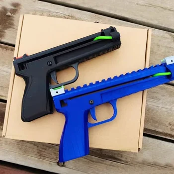 플라스틱 강력한 고무 밴드 부드러운 총알 총 장난감, 남성용 창의적인 선물