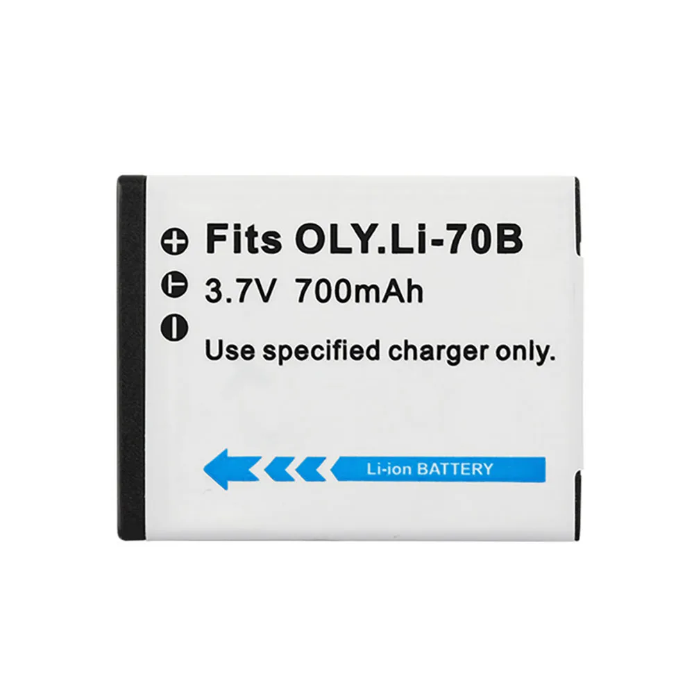 Dla OLYMPUS LI-70B Li70B 2022 nowy 3.7V 700mAh aparat cyfrowy akumulator litowy akumulator litowo-jonowy