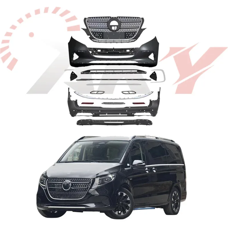 

Factory Price for V Class Vito W447 2014-2023 Change to 2024 New Den Body Kits Grilles Bumper Headlight