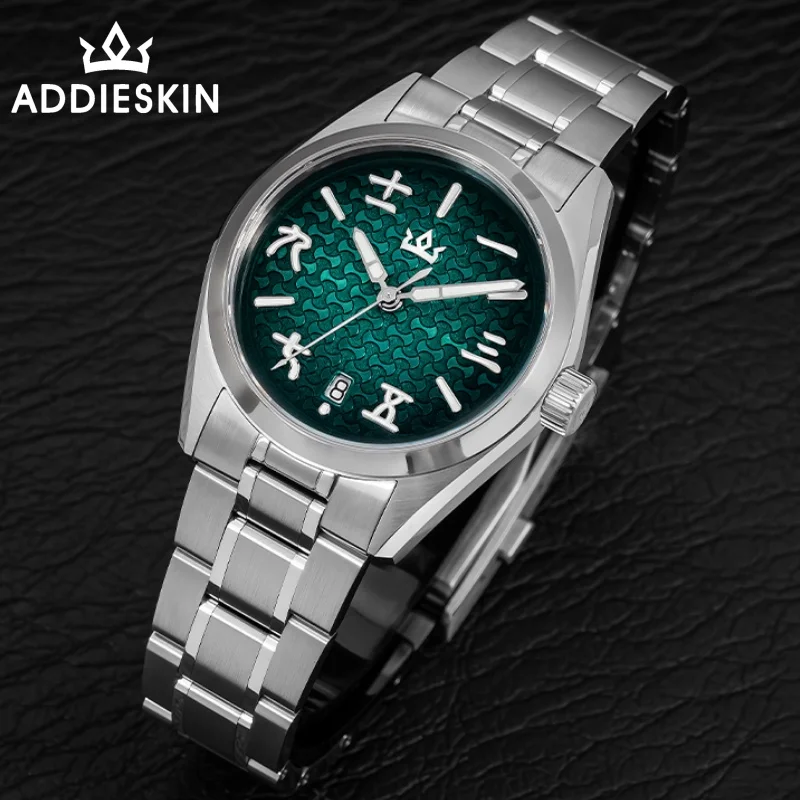 AddiesKin K011 Men's Mechanical Watch 100m diver BGW9 Luminous 316L Stainless Steel Sapphire Glass 9015 Movement Automatic Watch