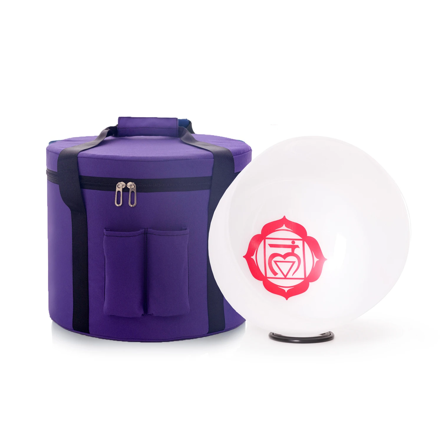 

Hye-eun 12inch 440/432hz C Note Yoga Meditation Sound Bowl Professional Crystal Singing Bowl Root Chakra Bowl for Energy Healing