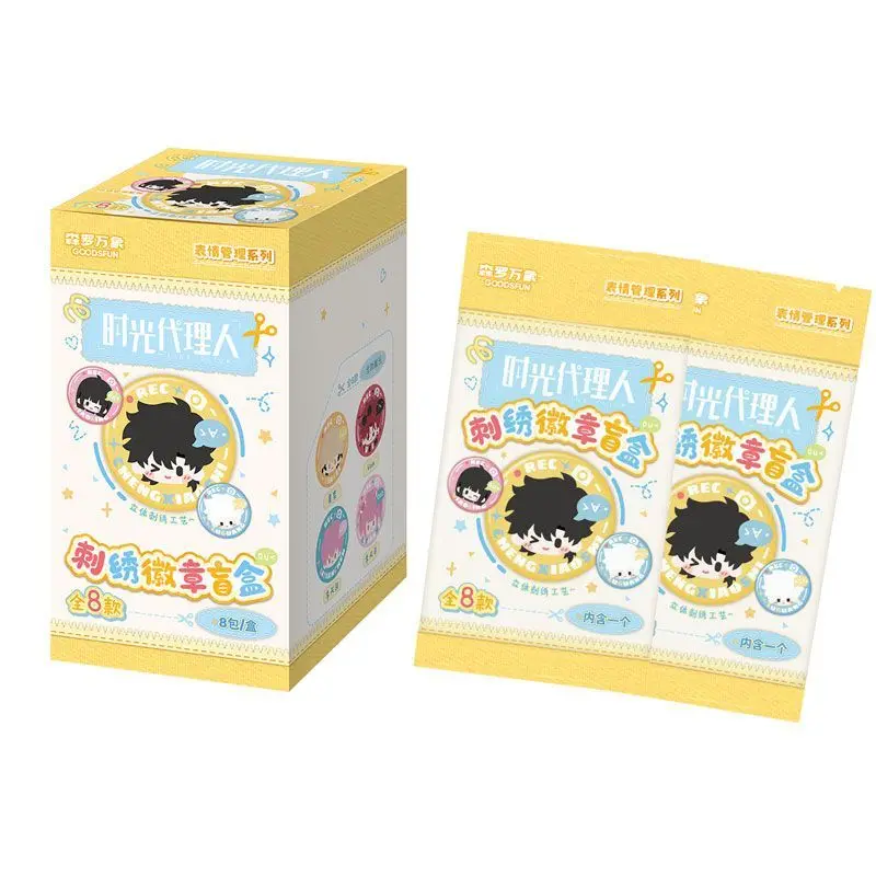 Link Click Expression Management Series Cosplay Toy Collectible Blind Box Trendy Animation Badges Embroider Badge Figurine - view 3