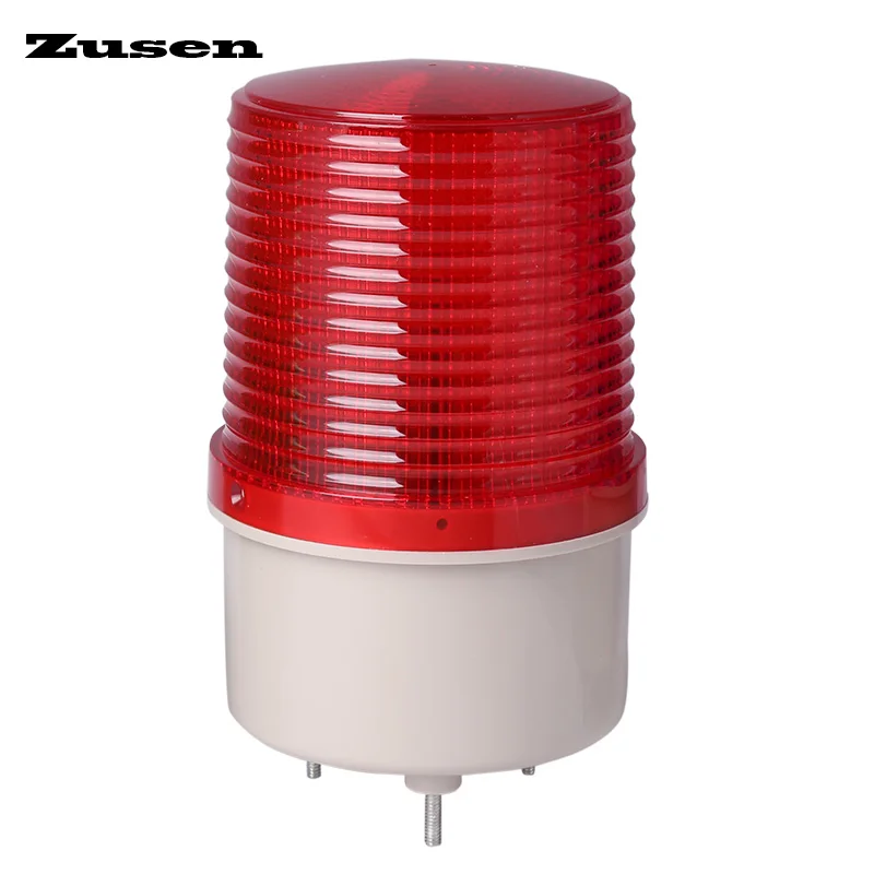 Zusen TB100-J 12V 24V 110V 220V Alarm Rotating and Blinking Signal Warning Light With Sound