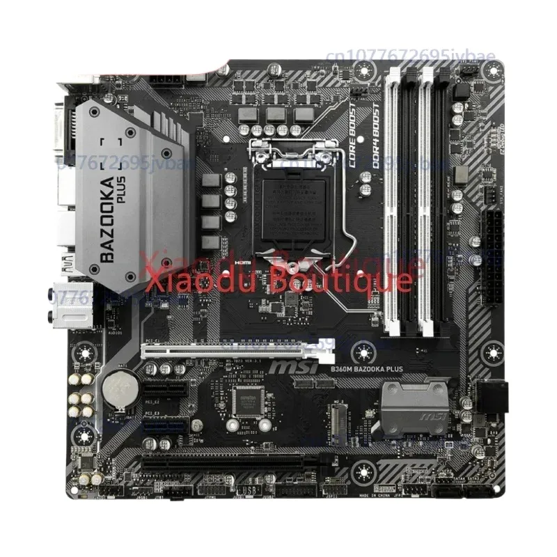 

Материнская плата для MSI B360M BAZOOKA PLUS Intel B360 LGA 1151, DDR4 M.2 m-ATX USB 3,1 DP