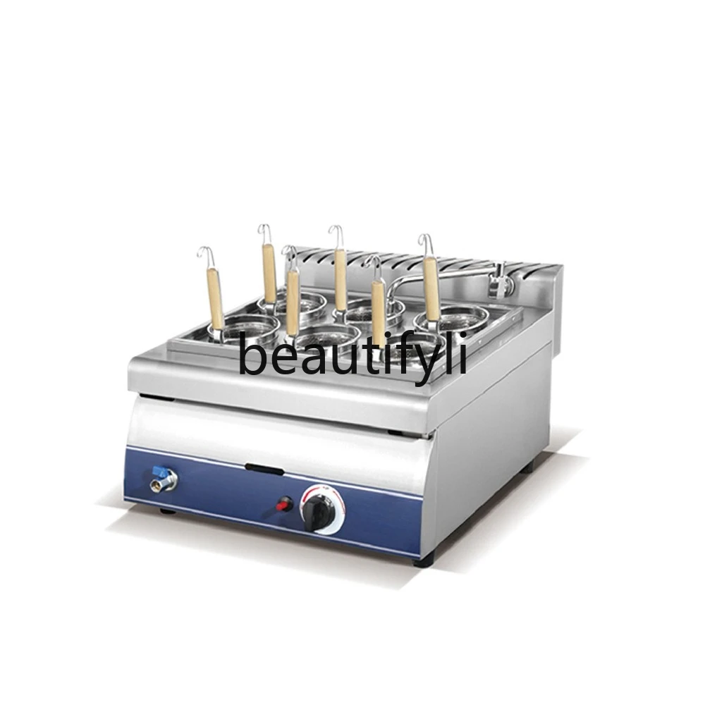 

Restaurant electric noodle cooking stove independent temperature control gas heating flour stove with leak screenX