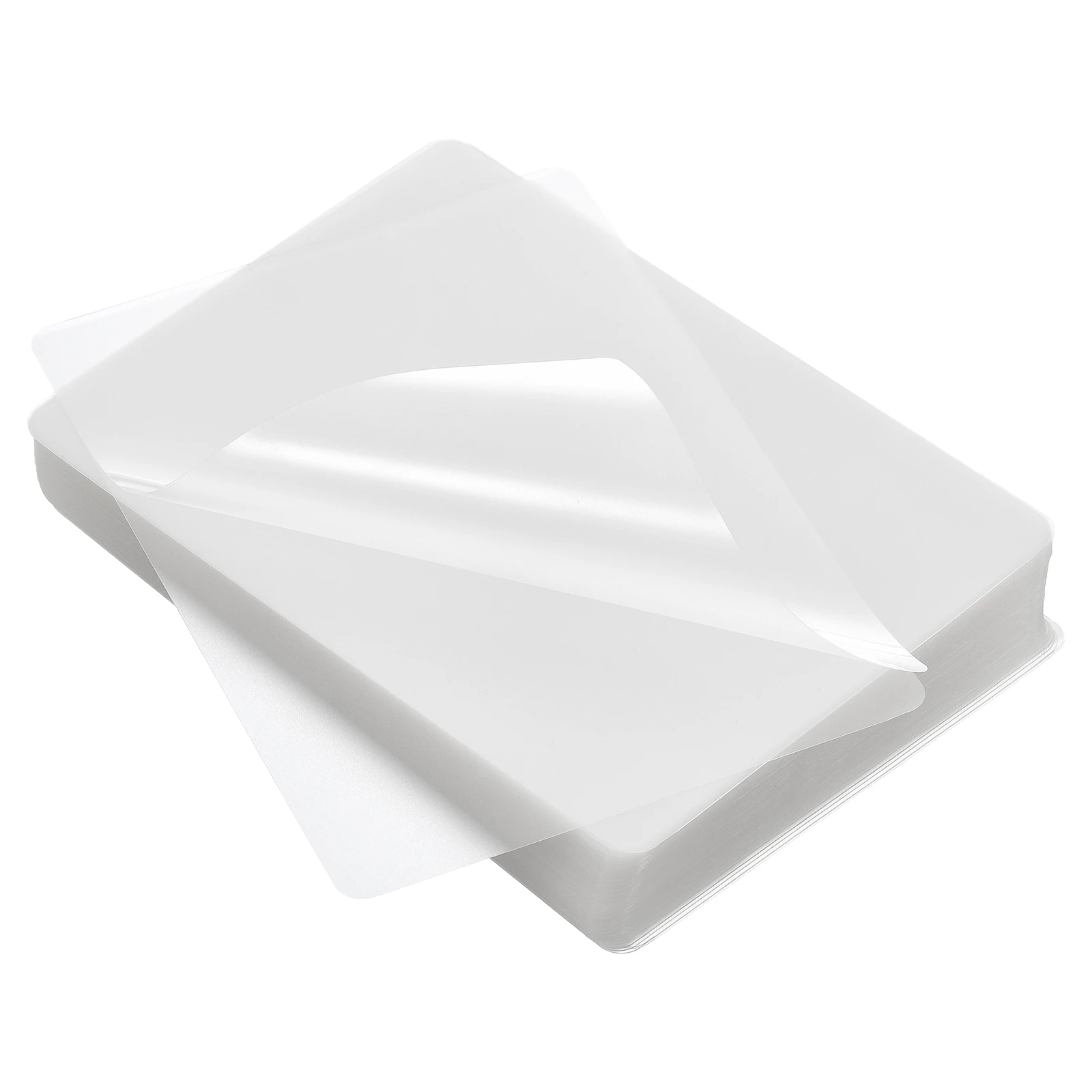 100/200Pcs Thermal Laminating Pouches Transparent Laminating Sheets Laminator Pouches for Laminator Machine Card Photo Protect