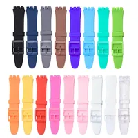 12mm 16mm 17mm 19mm 20mm Sport Silicone Strap for Swatch Women Men Replacement Colorful Rubber Band Bracelet Watch Accessories