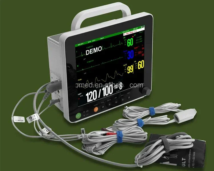 BPM-M1208 TFT EtCo2 Blood Pressure Vital Signs Vet Monitor Multiparameter Veterinary Monitor