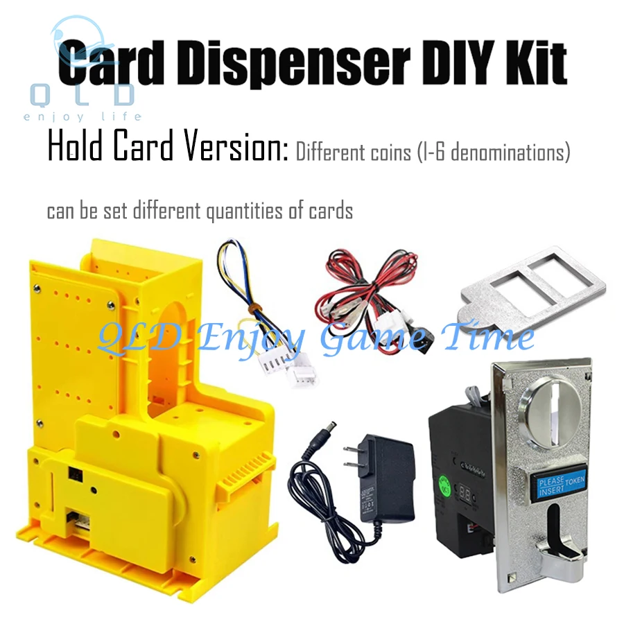 DIY Card Sender Card Dispenser Kit For Art Painting Blind Box Scorecard Coin-Operated Children's Gift Arcade Vending Machine