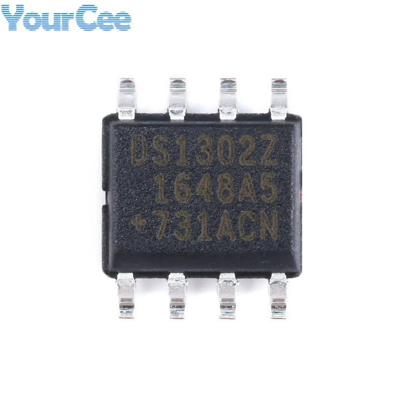 2/5pcs DS1302 DS1302ZN DS1302ZN+T&R SOIC-8 Clock/Calendar 3-wire Serial Interface Chip IC Integrated Circuit