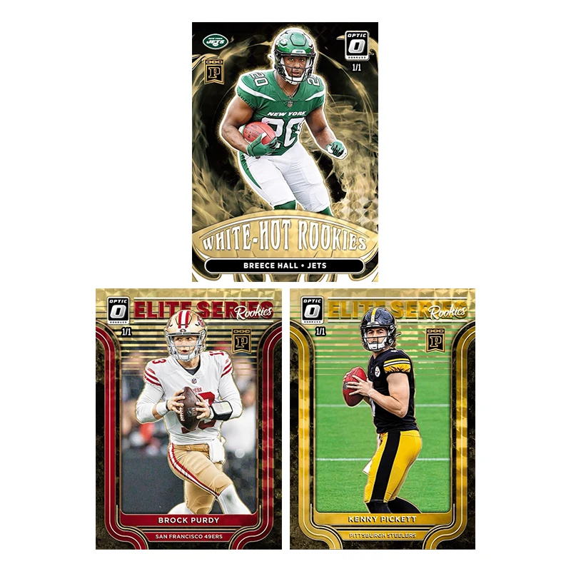 

Diy Homemade 2022, Panini Nft Donruss Optic Football Brock Purdy Kenny Pickett Breece Hall, коллекционная карта, игрушки в подарок