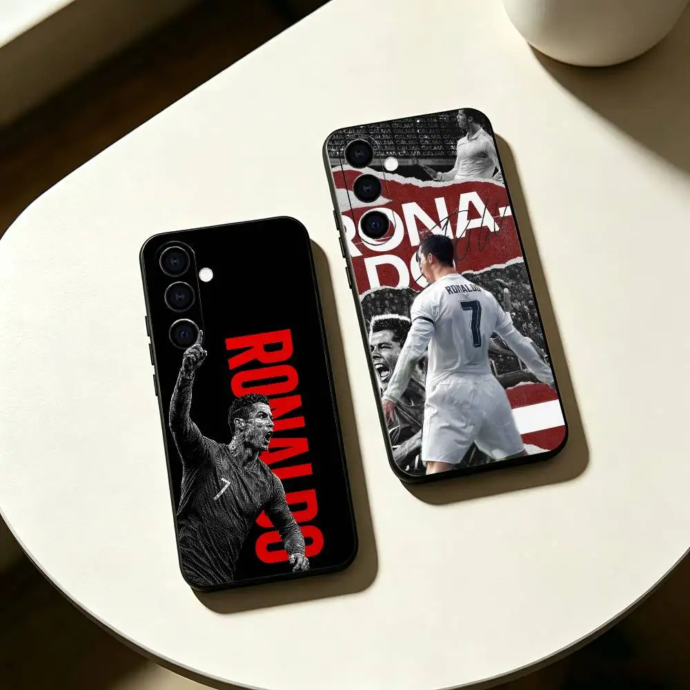 C-Cristiano R-Ronaldo CR7 Stylish Phone Case For Samsung Galaxy A73,A72,A71,A70,A53,A52,A51,Others Soft Black Cover