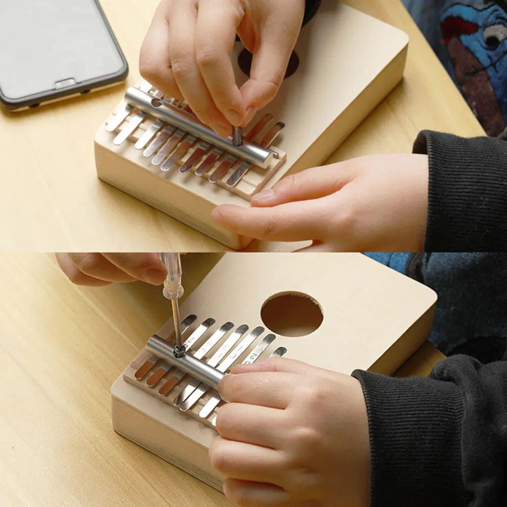 مجموعة واحدة من البيانو الإصبع - مراجعة Musical Instrument Kalimba وسعره