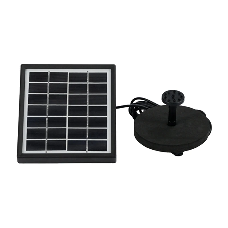 Pompe à eau solaire 1.4W, panneau solaire, fontaine, piscine, sécuritaires, jardin, arroseur, pulvérisateur pour bain d'oiseaux, sécuritaires, jardin