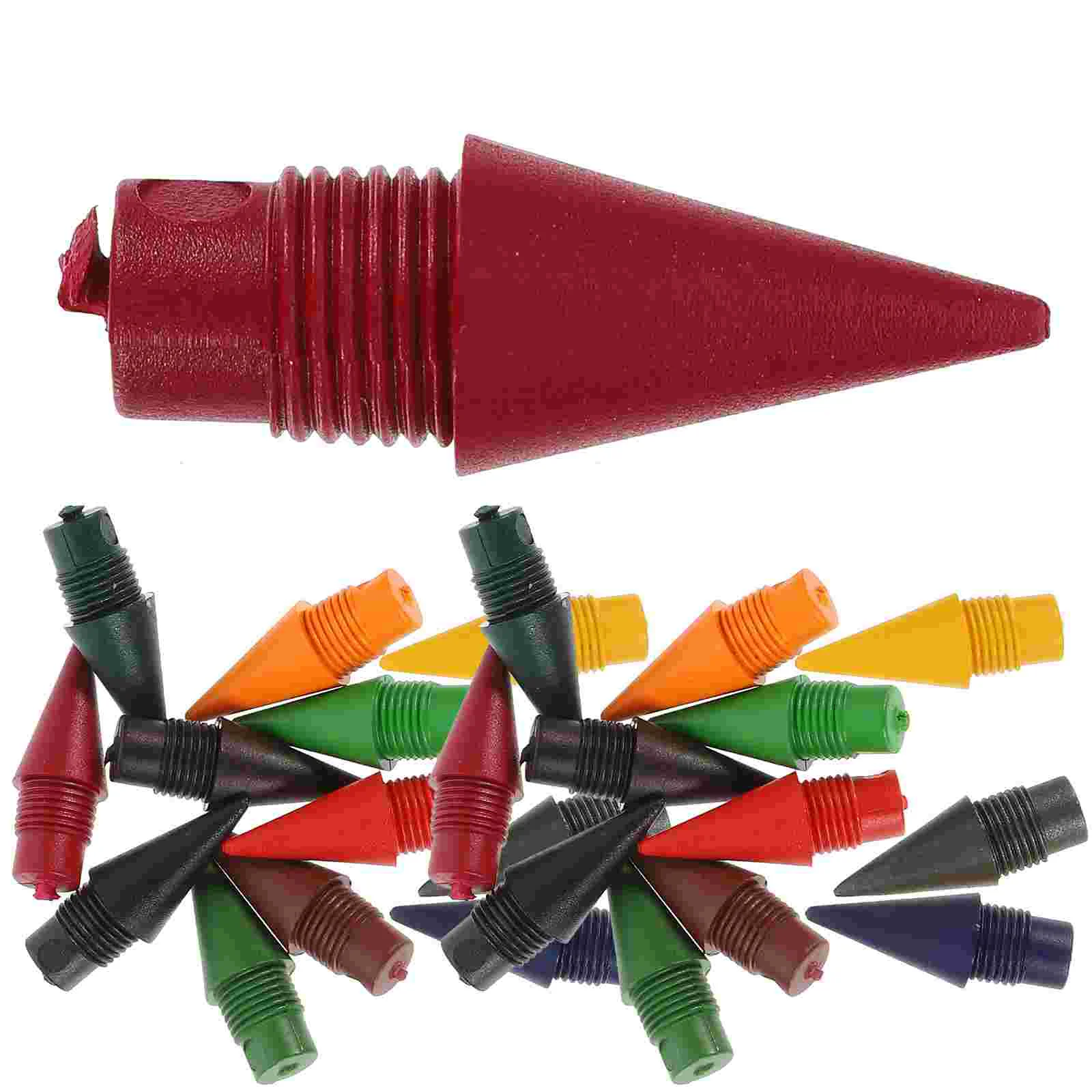 

36 Pcs Color Pencil Replacement Heads for Primary School Students Portable Inkless Tips Replacements Pencils Supplies Forever