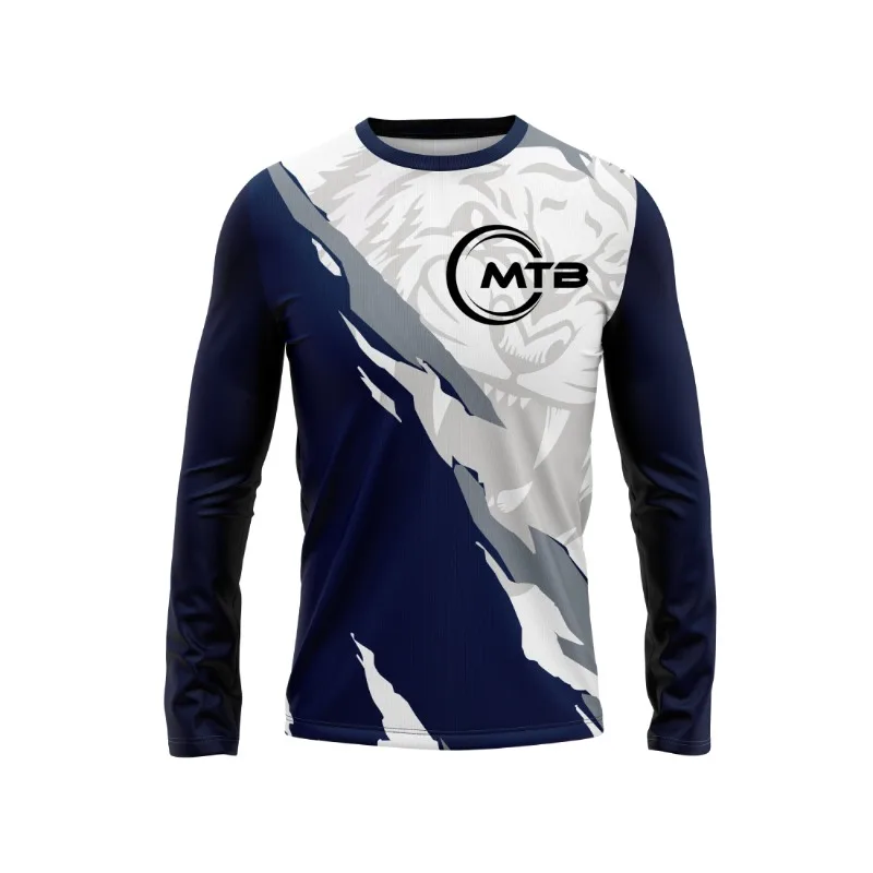 

Модная спортивная велосипедная одежда с длинным рукавом 2026 года, гоночная спортивная одежда с принтом, защитная от солнца одежда для велоспорта по бездорожью