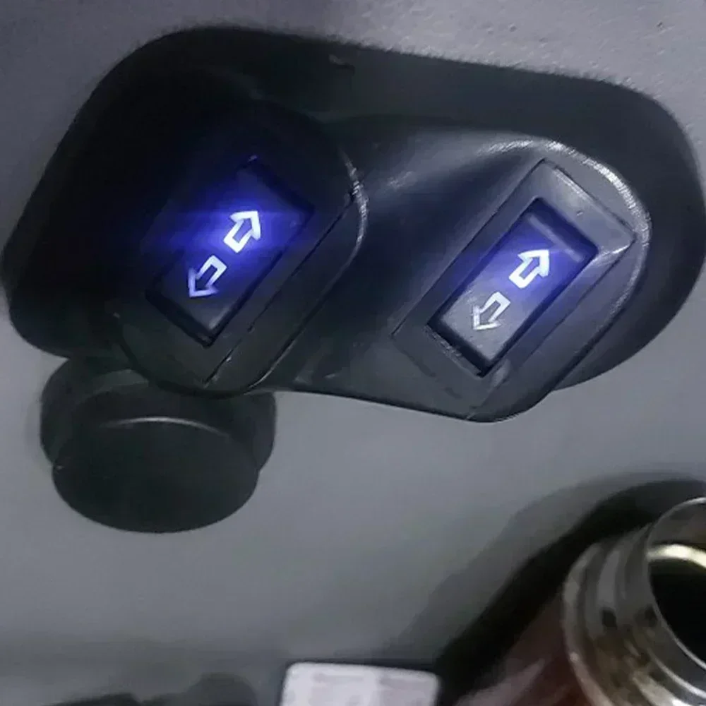 Universeller Auto-Fensterheber-Schalter, elektrisch, 5-polig, DC 12V 20A, Regler-Schalterkabelbaum, Zubehör, Taster, DIY – Detail 4