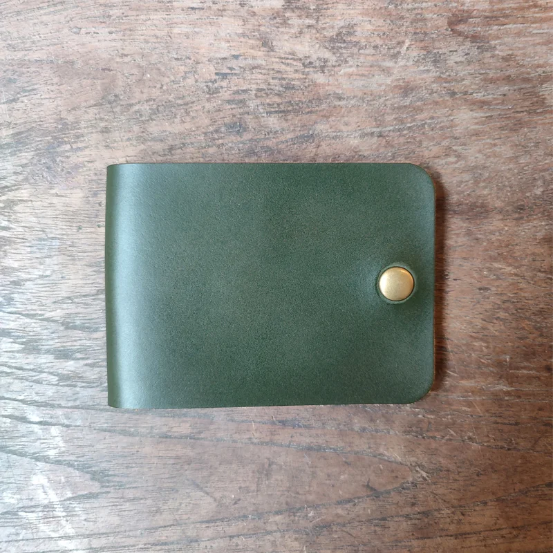 Tarjetero personalizado hecho a mano, tarjetero de cuero para hombre, tarjetero de negocios, cartera, funda para proteger